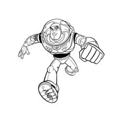 Coloring page: Buzz Lightyear of Star Command (Cartoons) #46701 - Free Printable Coloring Pages