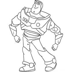 Coloring page: Buzz Lightyear of Star Command (Cartoons) #46711 - Free Printable Coloring Pages