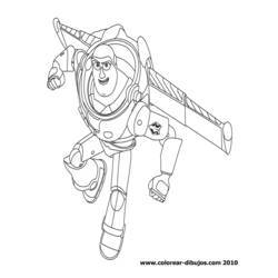 Coloring page: Buzz Lightyear of Star Command (Cartoons) #46731 - Free Printable Coloring Pages