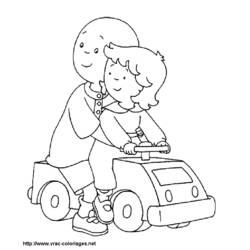 Coloring page: Caillou (Cartoons) #36156 - Free Printable Coloring Pages