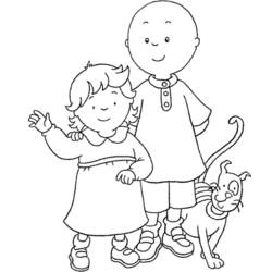 Coloring page: Caillou (Cartoons) #36158 - Free Printable Coloring Pages