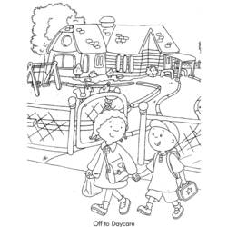 Coloring page: Caillou (Cartoons) #36167 - Free Printable Coloring Pages