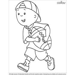 Coloring page: Caillou (Cartoons) #36189 - Free Printable Coloring Pages