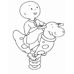 Coloring page: Caillou (Cartoons) #36190 - Free Printable Coloring Pages