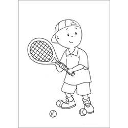 Coloring page: Caillou (Cartoons) #36192 - Free Printable Coloring Pages
