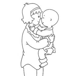 Coloring page: Caillou (Cartoons) #36202 - Free Printable Coloring Pages