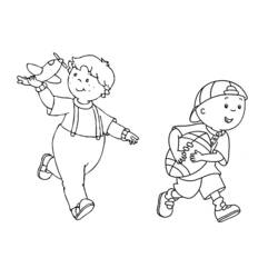 Coloring page: Caillou (Cartoons) #36217 - Free Printable Coloring Pages