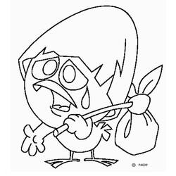 Coloring page: Calimero (Cartoons) #35757 - Free Printable Coloring Pages