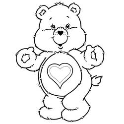 Coloring page: Care Bears (Cartoons) #37219 - Free Printable Coloring Pages