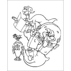Coloring page: Casper (Cartoons) #36243 - Free Printable Coloring Pages