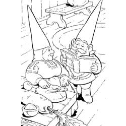 Coloring page: David, the Gnome (Cartoons) #51265 - Free Printable Coloring Pages