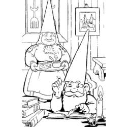 Coloring page: David, the Gnome (Cartoons) #51267 - Free Printable Coloring Pages