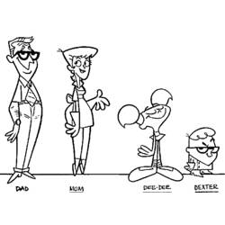 Coloring page: Dexter Laboratory (Cartoons) #50622 - Free Printable Coloring Pages