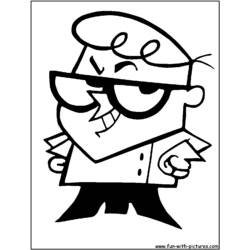 Coloring pages: Dexter Laboratory - Free Printable Coloring Pages