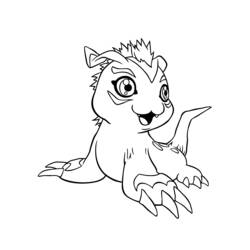 Coloring page: Digimon (Cartoons) #51427 - Free Printable Coloring Pages