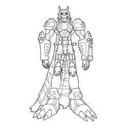 Coloring page: Digimon (Cartoons) #51432 - Free Printable Coloring Pages