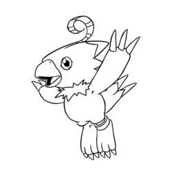 Coloring page: Digimon (Cartoons) #51462 - Free Printable Coloring Pages