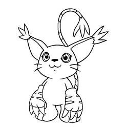Coloring page: Digimon (Cartoons) #51471 - Free Printable Coloring Pages