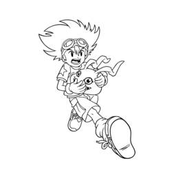 Coloring page: Digimon (Cartoons) #51509 - Free Printable Coloring Pages