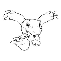 Coloring page: Digimon (Cartoons) #51534 - Free Printable Coloring Pages
