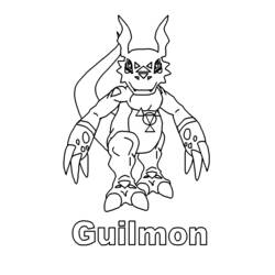 Coloring page: Digimon (Cartoons) #51574 - Free Printable Coloring Pages