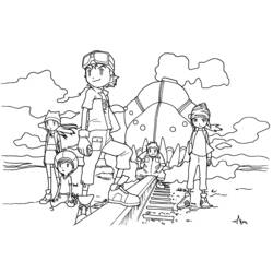 Coloring page: Digimon (Cartoons) #51576 - Free Printable Coloring Pages