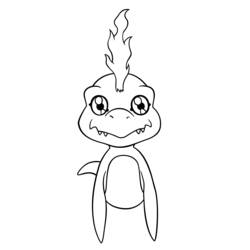 Coloring page: Digimon (Cartoons) #51596 - Free Printable Coloring Pages