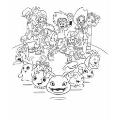Coloring page: Digimon (Cartoons) #51606 - Free Printable Coloring Pages