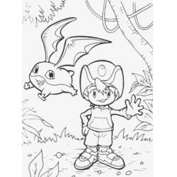Coloring page: Digimon (Cartoons) #51668 - Free Printable Coloring Pages