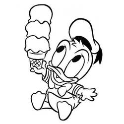 Coloring page: Donald Duck (Cartoons) #30152 - Free Printable Coloring Pages
