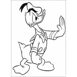 Coloring page: Donald Duck (Cartoons) #30153 - Free Printable Coloring Pages
