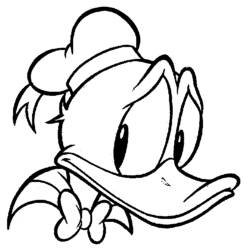 Coloring page: Donald Duck (Cartoons) #30158 - Free Printable Coloring Pages