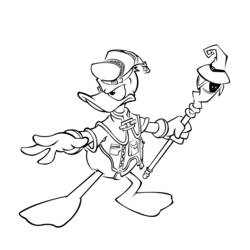 Coloring page: Donald Duck (Cartoons) #30191 - Free Printable Coloring Pages