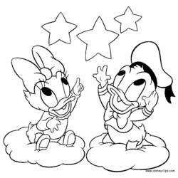 Coloring page: Donald Duck (Cartoons) #30254 - Free Printable Coloring Pages