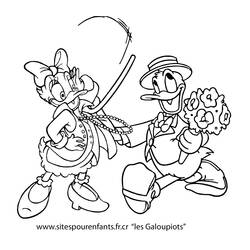 Coloring page: Donald Duck (Cartoons) #30312 - Free Printable Coloring Pages