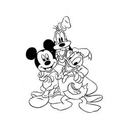 Coloring page: Donald Duck (Cartoons) #30354 - Free Printable Coloring Pages
