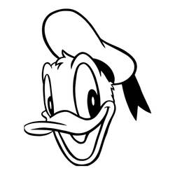 Coloring page: Donald Duck (Cartoons) #30402 - Free Printable Coloring Pages