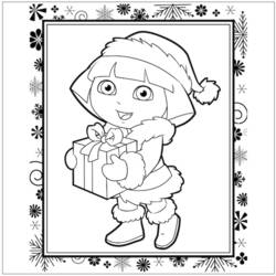 Coloring page: Dora the Explorer (Cartoons) #30079 - Free Printable Coloring Pages