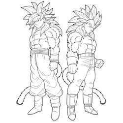 Coloring page: Dragon Ball Z (Cartoons) #38508 - Free Printable Coloring Pages