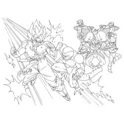 Coloring page: Dragon Ball Z (Cartoons) #38542 - Free Printable Coloring Pages