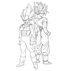 Coloring page: Dragon Ball Z (Cartoons) #38548 - Free Printable Coloring Pages
