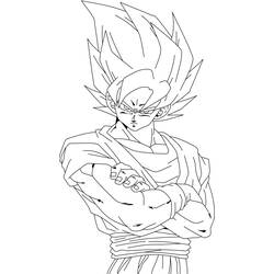 Coloring page: Dragon Ball Z (Cartoons) #38581 - Free Printable Coloring Pages