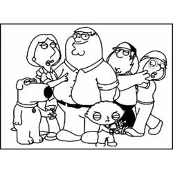 Coloring page: Family Guy (Cartoons) #48736 - Free Printable Coloring Pages