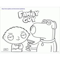 Coloring page: Family Guy (Cartoons) #48738 - Free Printable Coloring Pages