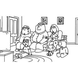 Coloring page: Family Guy (Cartoons) #48747 - Free Printable Coloring Pages