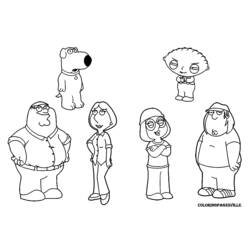 Coloring page: Family Guy (Cartoons) #48775 - Free Printable Coloring Pages