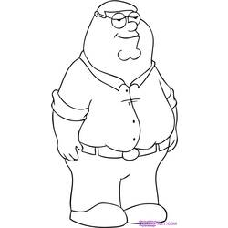 Coloring page: Family Guy (Cartoons) #48782 - Free Printable Coloring Pages