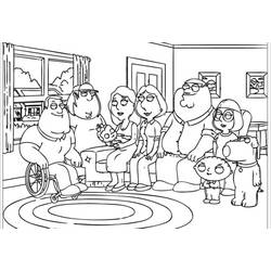Coloring page: Family Guy (Cartoons) #48856 - Free Printable Coloring Pages