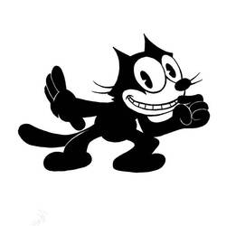 Coloring page: Felix the Cat (Cartoons) #47861 - Free Printable Coloring Pages