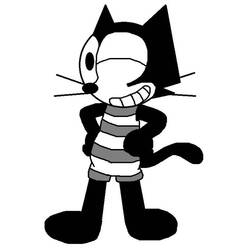 Coloring page: Felix the Cat (Cartoons) #47875 - Free Printable Coloring Pages